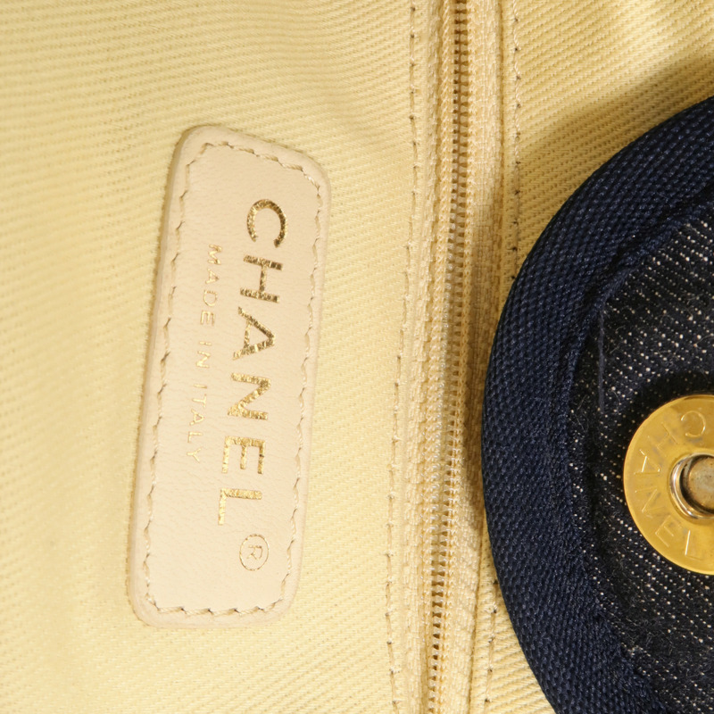 CHANEL Denim Deauville Tote Bag手挽肩背兩用袋-7
