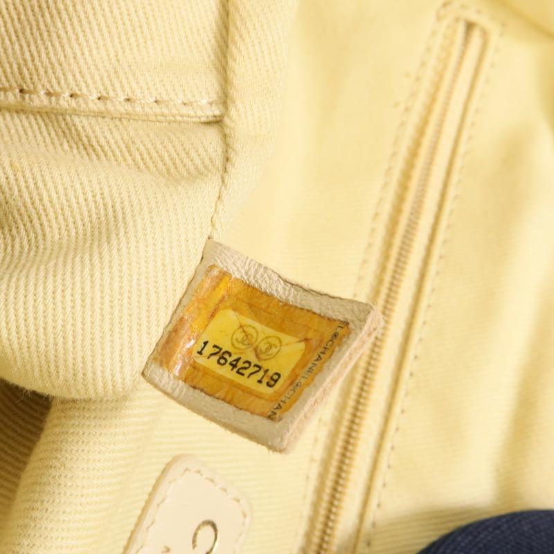 CHANEL Denim Deauville Tote Bag手挽肩背兩用袋-8