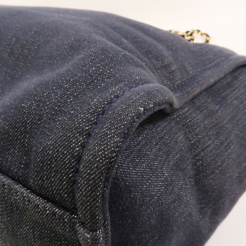 CHANEL Denim Deauville Tote Bag手挽肩背兩用袋-12
