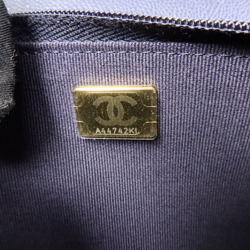 CHANEL 牛皮皮革WOC Wallet On Chain鏈帶肩背袋-6