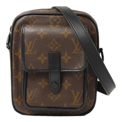 LOUIS VUITTON Monogram Macassar Christopher Wearable Wallet肩背袋