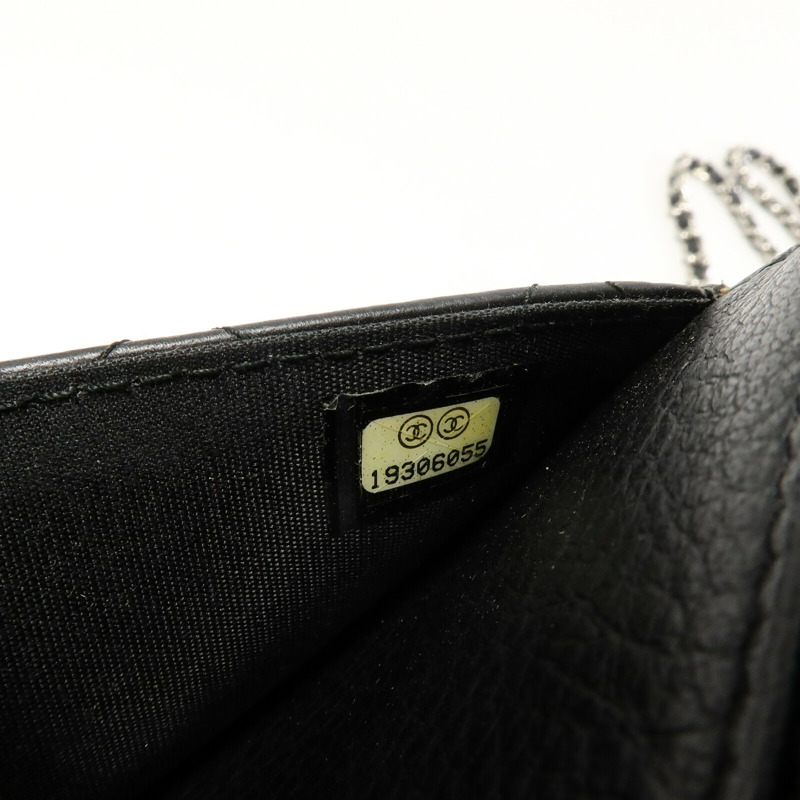 CHANEL 牛皮皮革WOC Wallet On Chain鏈帶肩背袋-6