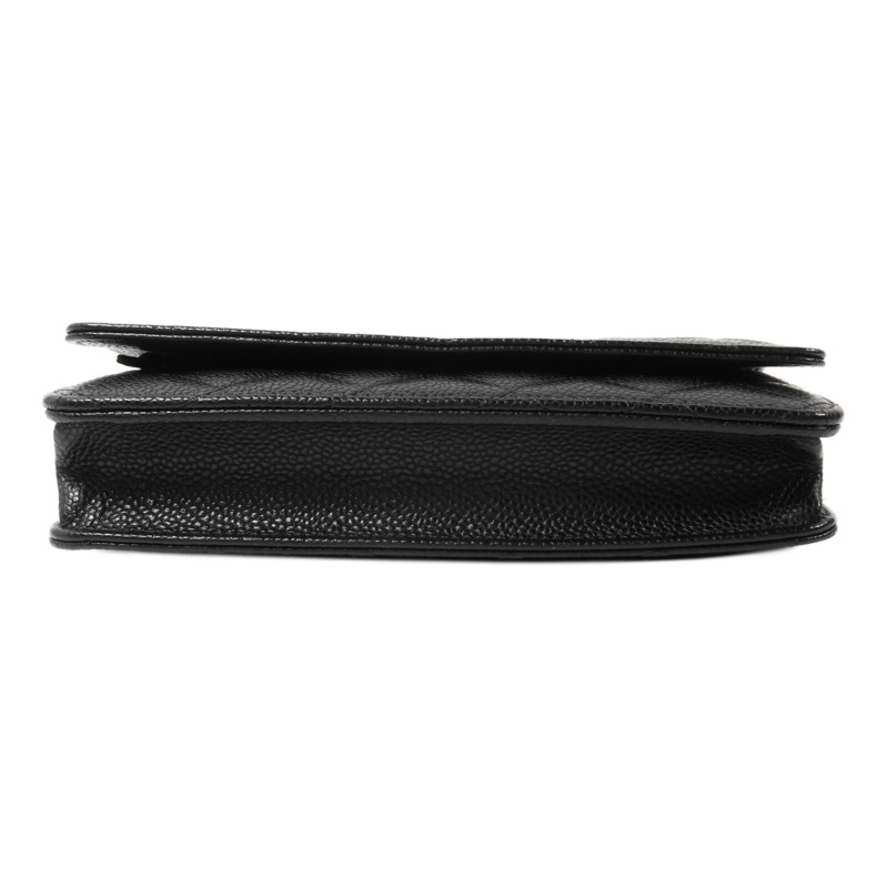 CHANEL 牛皮皮革WOC Wallet On Chain鏈帶肩背袋-3