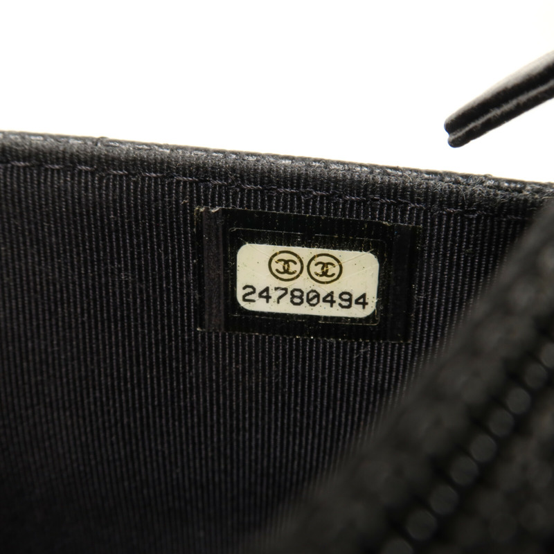 CHANEL 牛皮皮革WOC Wallet On Chain鏈帶肩背袋-7