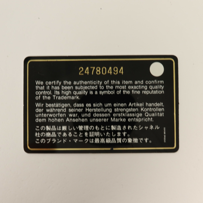 CHANEL 牛皮皮革WOC Wallet On Chain鏈帶肩背袋-9