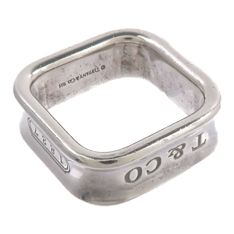 TIFFANY&CO 925純銀Square Ring戒指-3