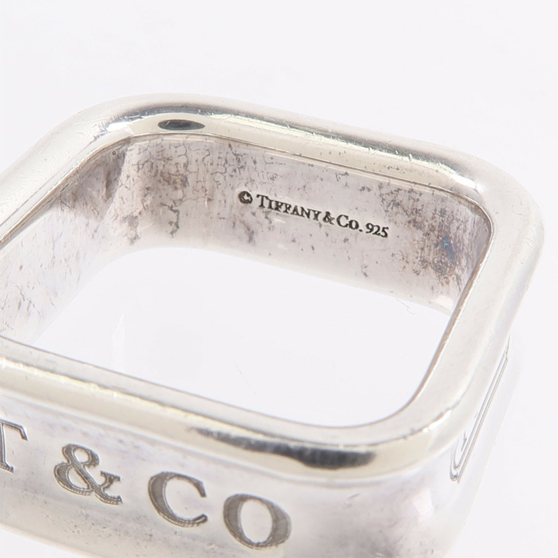 TIFFANY&CO 925純銀Square Ring戒指-5