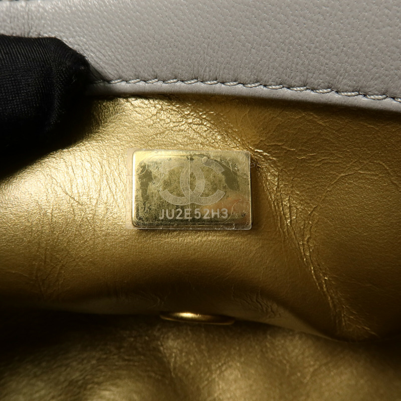 CHANEL 羊皮皮革Classic 17 Goldball鏈帶肩背袋-6