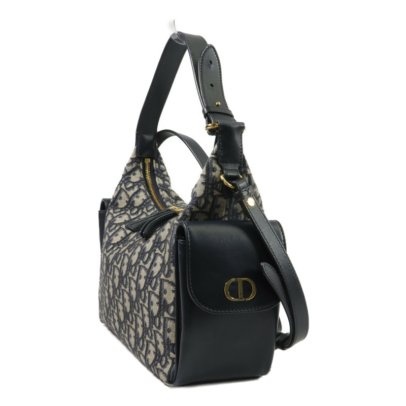Dior 帆布/皮革Mini D-Dream Bag-2