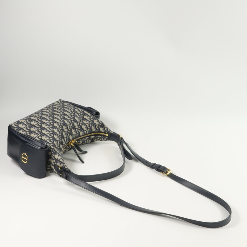 Dior 帆布/皮革Mini D-Dream Bag-7