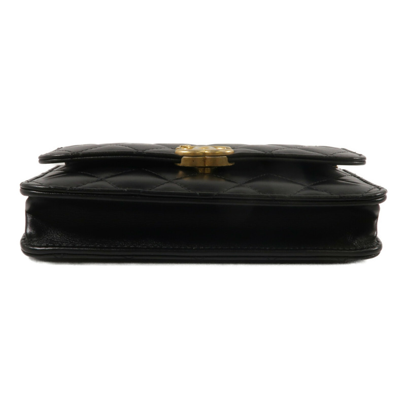 CHANEL 牛皮皮革Shoulder Bag鏈帶手挽肩背兩用袋-3