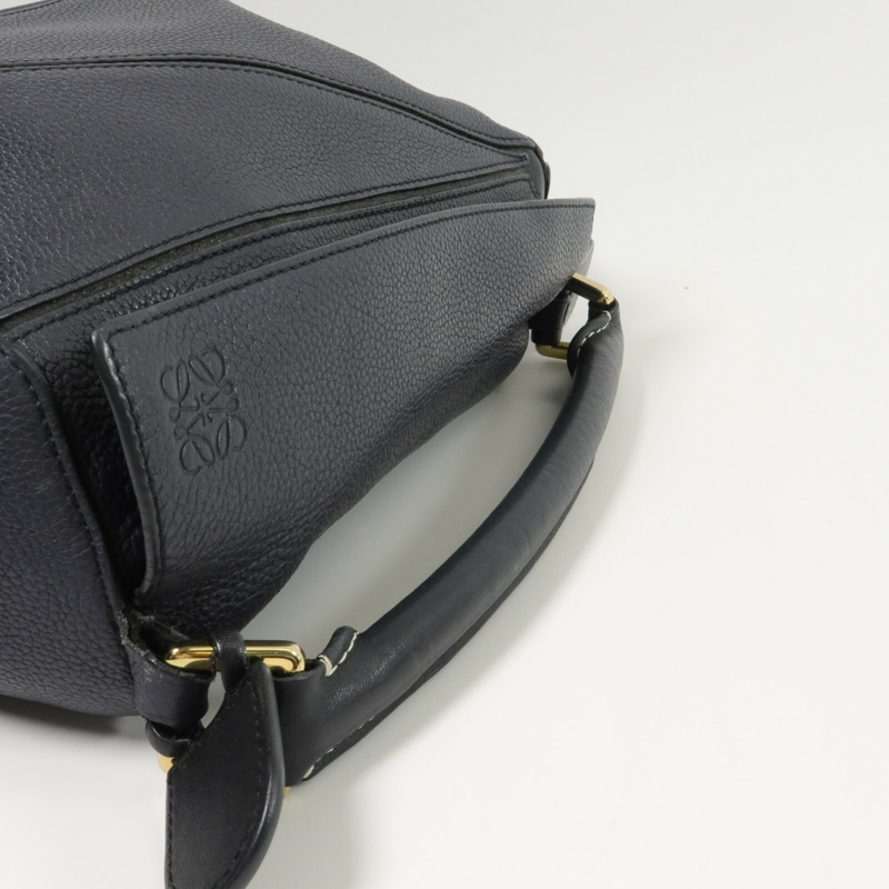 LOEWE 牛皮皮革Puzzle Small手挽肩背兩用袋-7