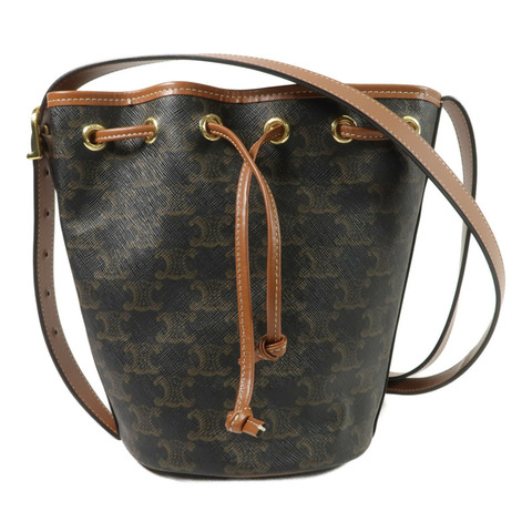 CELINE 塗層帆布Small Drawstring Bag肩背袋