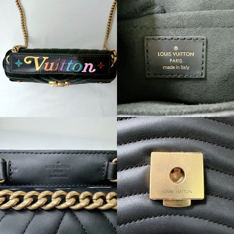 LV New Wave PM彩虹字母鏈帶包-9