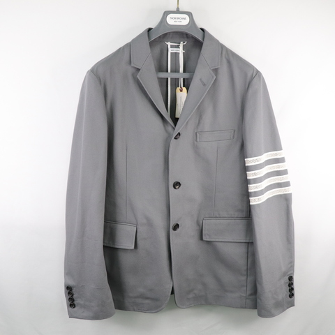 Thom Browne 灰色 條紋 西裝