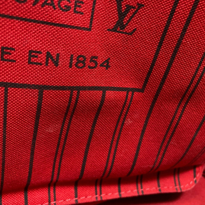 路易威登 M43499 Neverfull MM 山本寬齋聯名達摩歌舞伎手提包 Monogram 帆布 女款-11