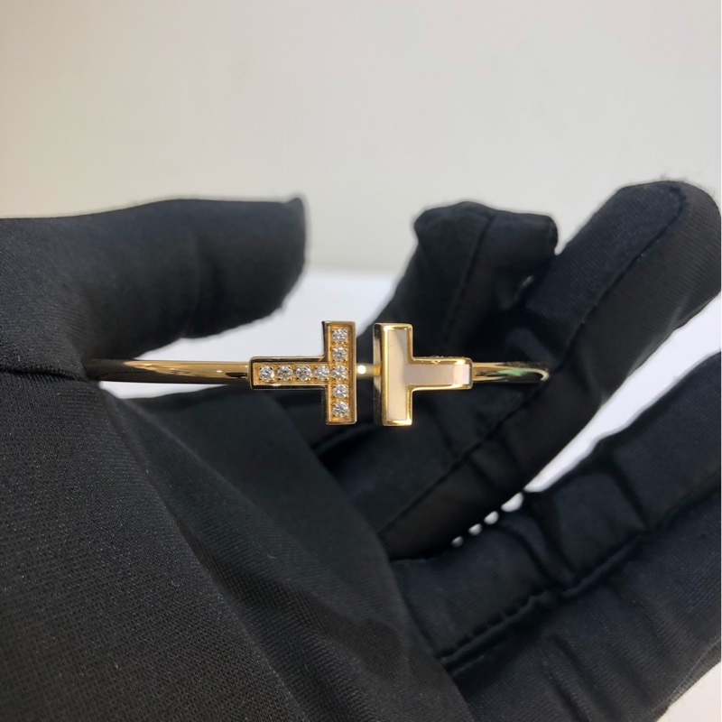 Tiffany&Co|雙T鑽石手鐲-4