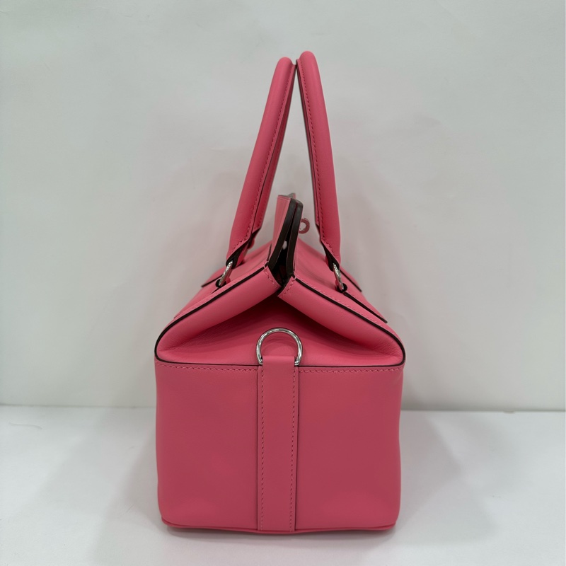 Hermes 愛馬仕 toolbox20 小號牛奶盒 8W唇膏粉 C刻 近閒置-4
