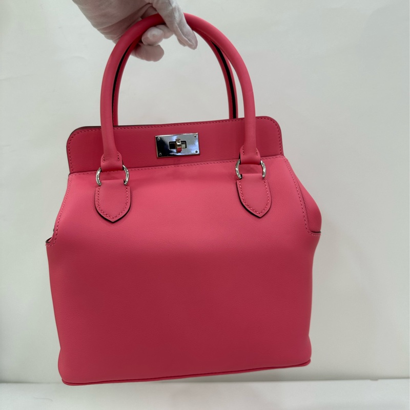 Hermes 愛馬仕 toolbox20 小號牛奶盒 8W唇膏粉 C刻 近閒置-6