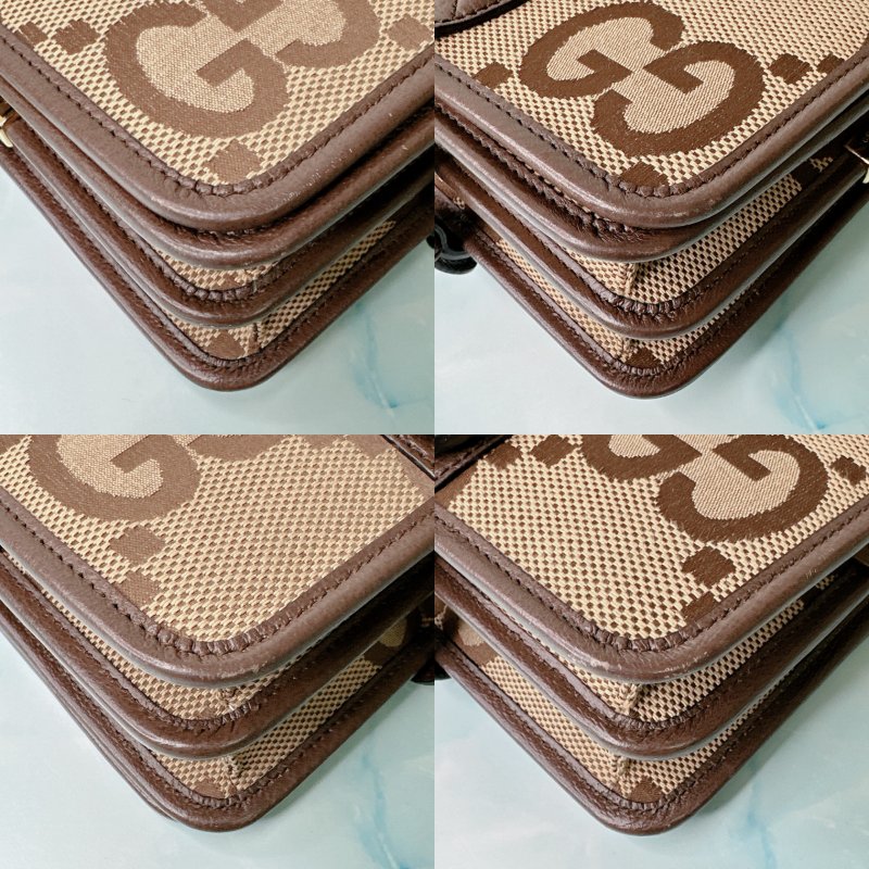 GUCCI Jumbo GG風琴包-9