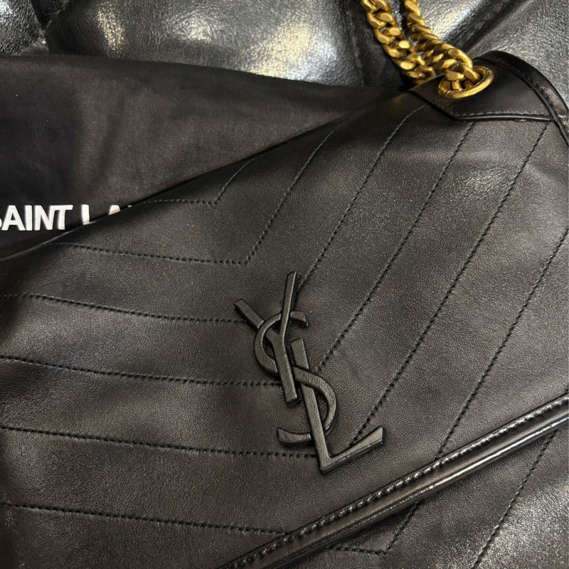 YSL niki 小羊皮 中號 黑金鏈 D扣 櫃上展示品出清-1