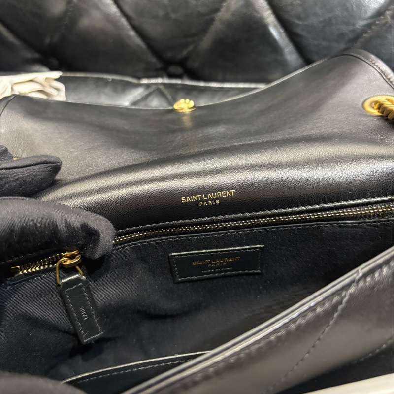 YSL niki 小羊皮 中號 黑金鏈 D扣 櫃上展示品出清-11