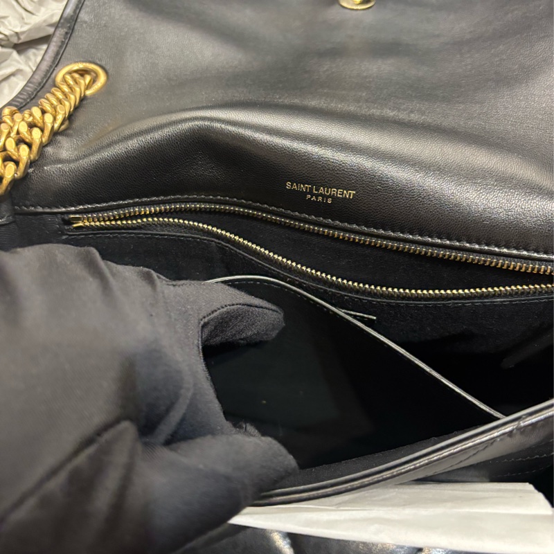 YSL niki 小羊皮 中號 黑金鏈 D扣 櫃上展示品出清-14