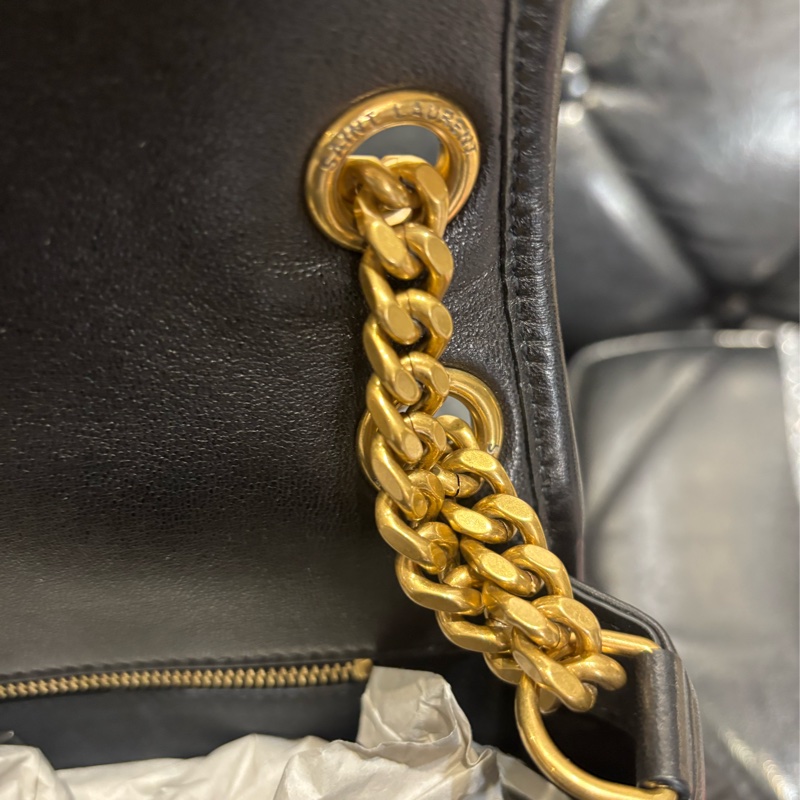 YSL niki 小羊皮 中號 黑金鏈 D扣 櫃上展示品出清-16