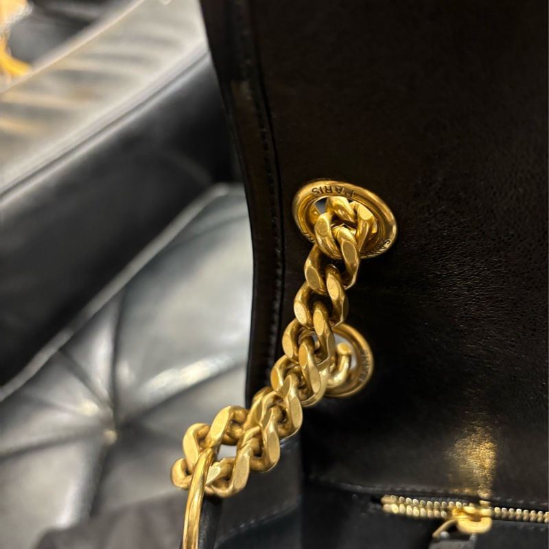 YSL niki 小羊皮 中號 黑金鏈 D扣 櫃上展示品出清-17