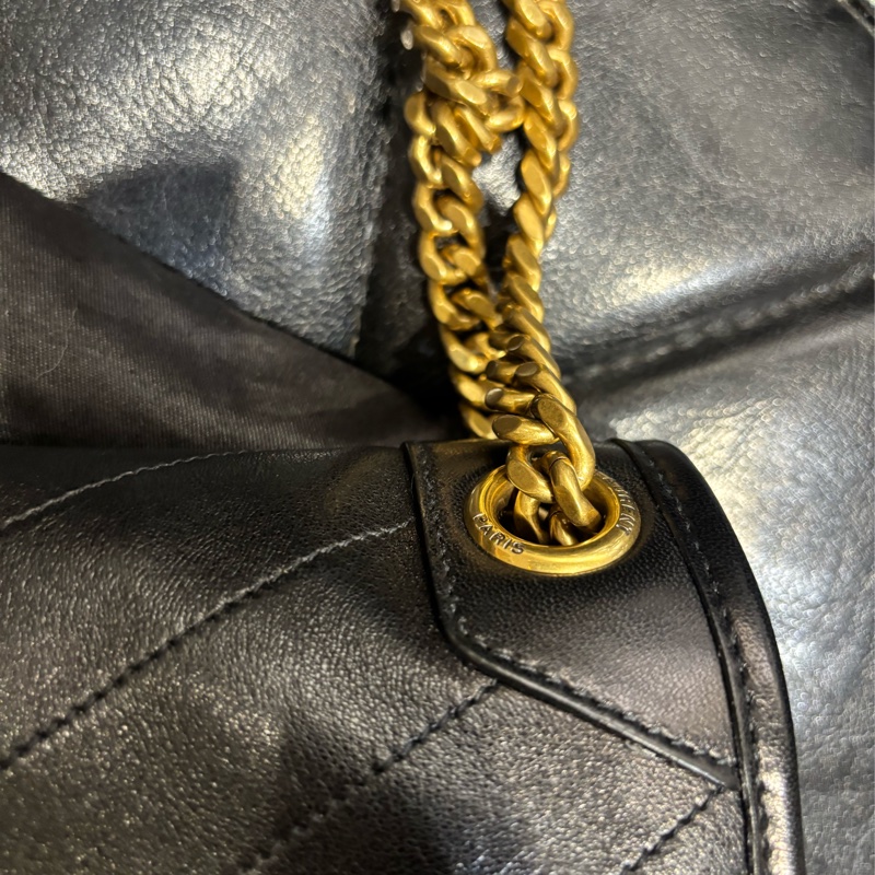 YSL niki 小羊皮 中號 黑金鏈 D扣 櫃上展示品出清-19