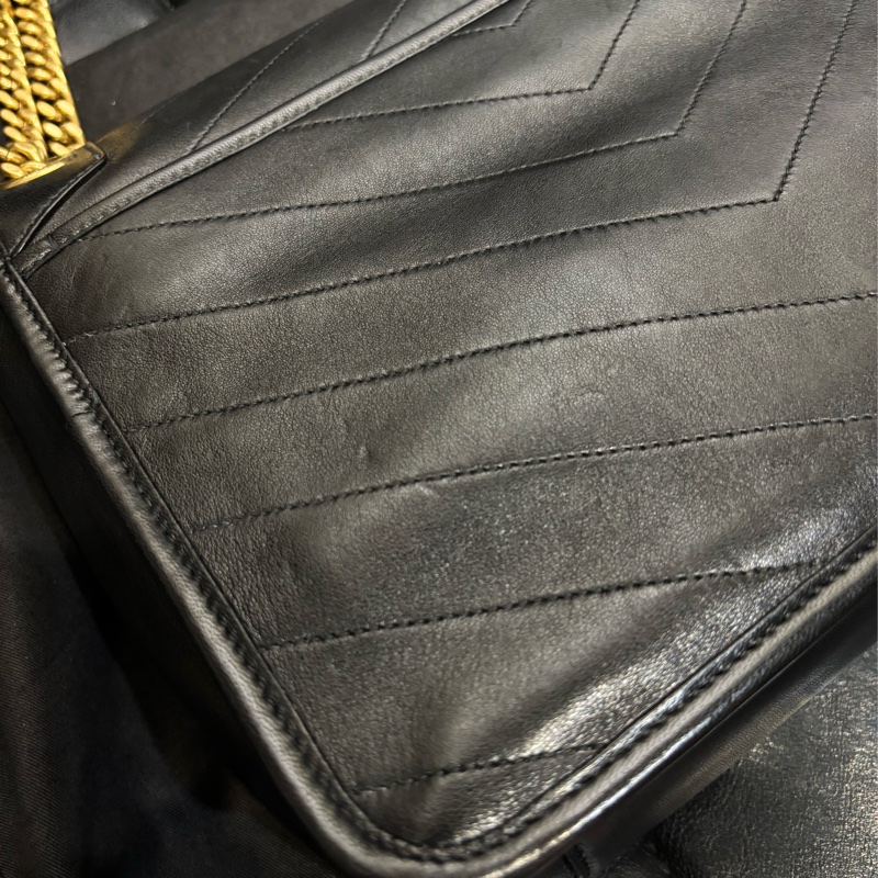 YSL niki 小羊皮 中號 黑金鏈 D扣 櫃上展示品出清-29