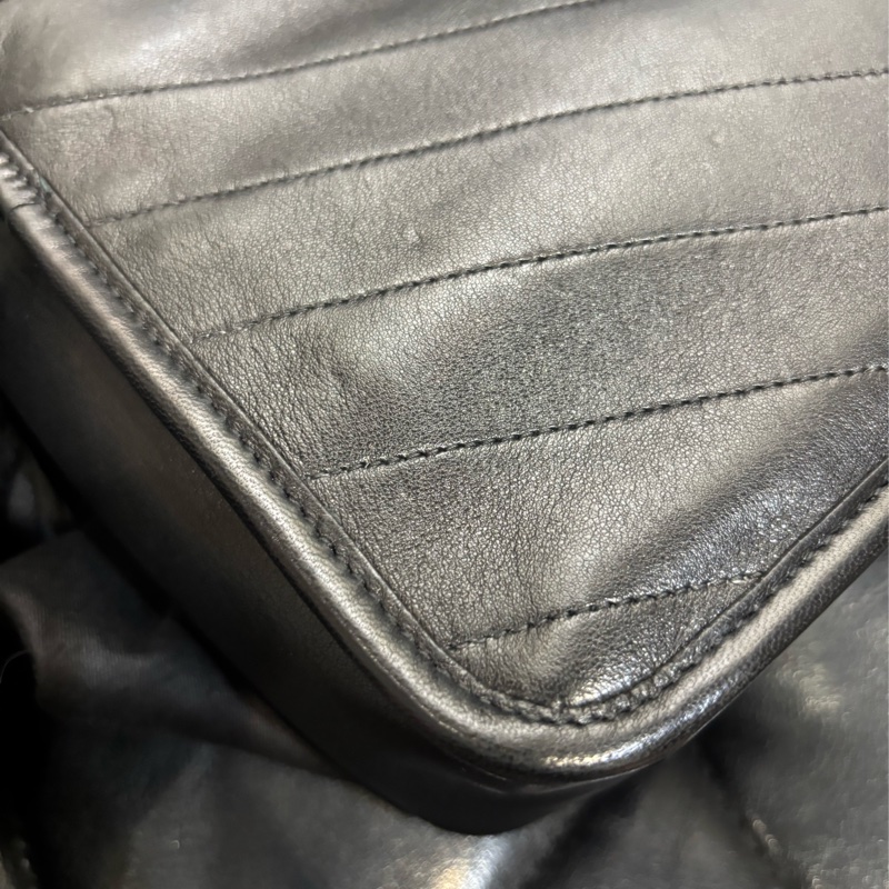 YSL niki 小羊皮 中號 黑金鏈 D扣 櫃上展示品出清-30