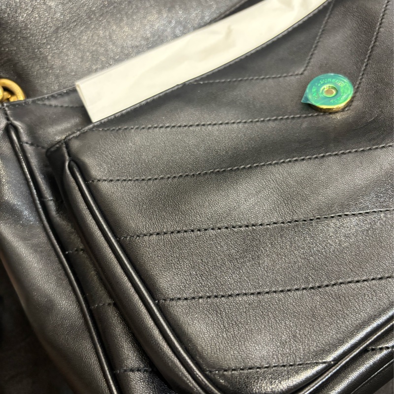 YSL niki 小羊皮 中號 黑金鏈 D扣 櫃上展示品出清-31