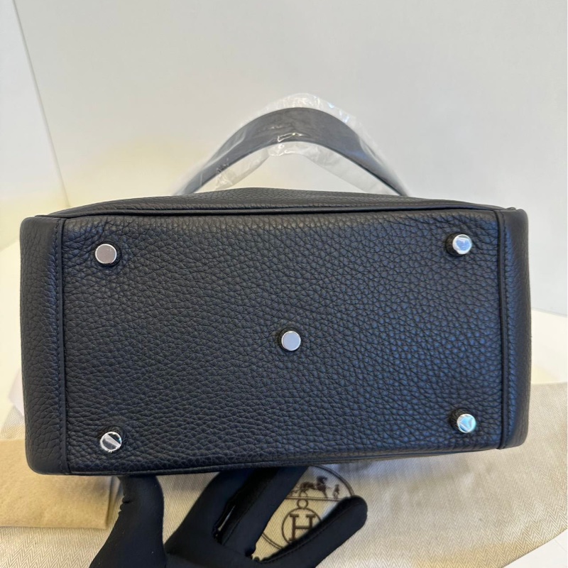 Hermes Lindy 26黑銀-3