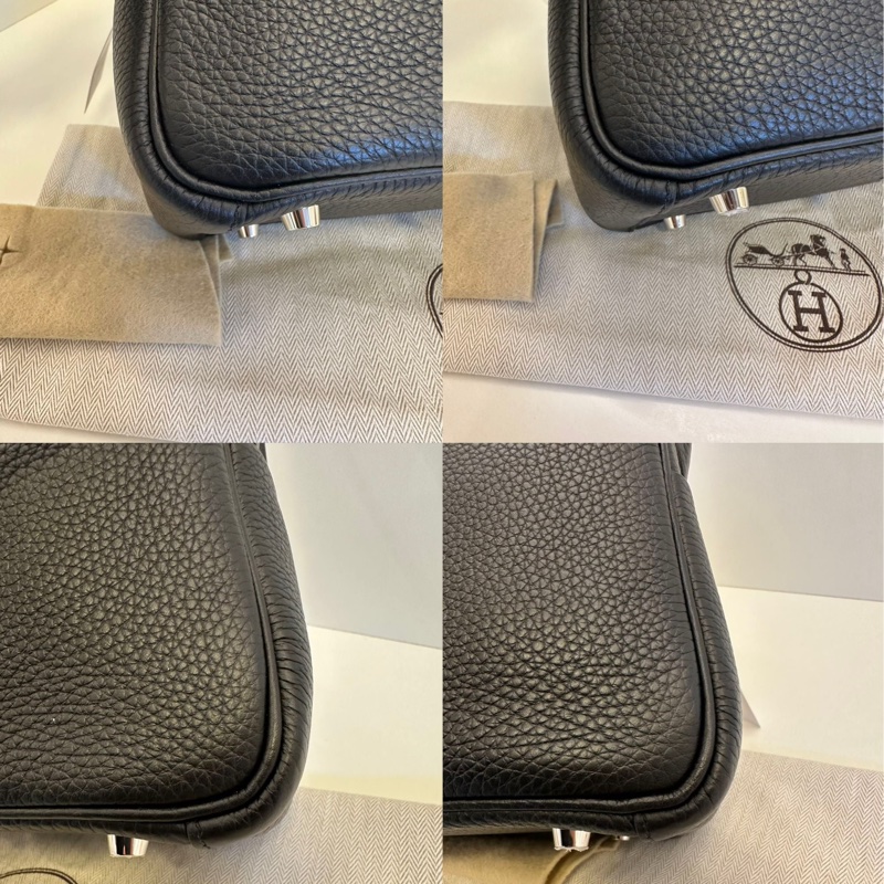 Hermes Lindy 26黑銀-7