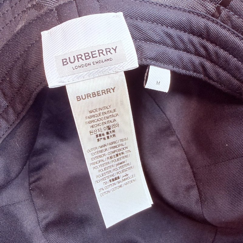 近新狀態良好 BURBERRY 漁夫帽 遮陽帽 男女適用-10