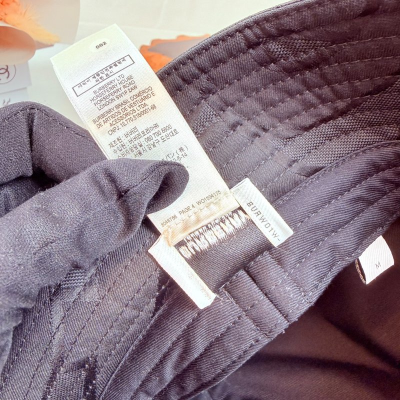 近新狀態良好 BURBERRY 漁夫帽 遮陽帽 男女適用-12