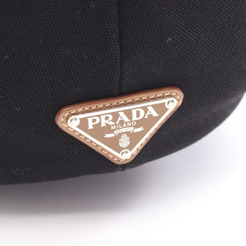PRADA CANAPA 單肩斜背手提包 1BG163 帆布黑色 二手 女款-4