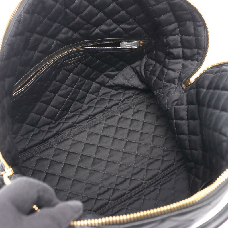 SAINT LAURENT PARIS ES Giant 肩背包,黑色真皮,二手女款 YSL-2