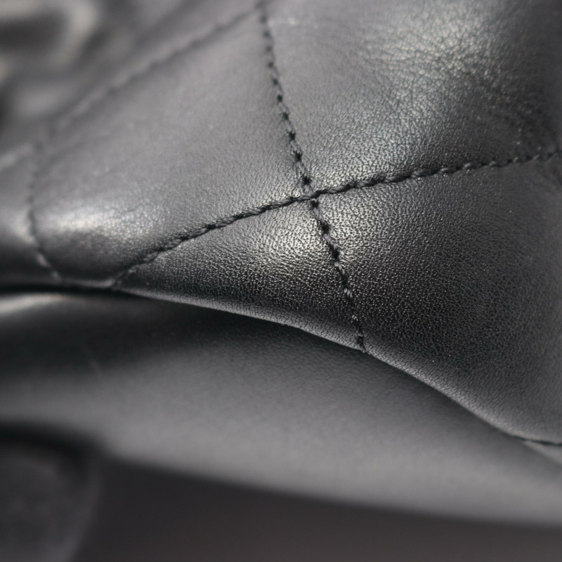 SAINT LAURENT PARIS ES Giant 肩背包,黑色真皮,二手女款 YSL-4