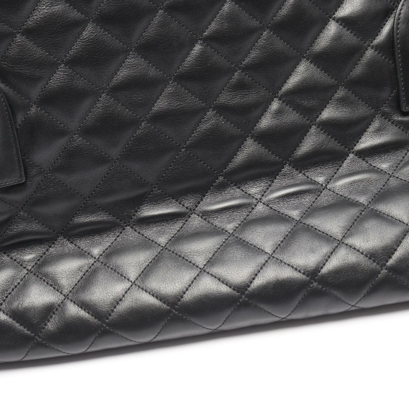 SAINT LAURENT PARIS ES Giant 肩背包,黑色真皮,二手女款 YSL-8