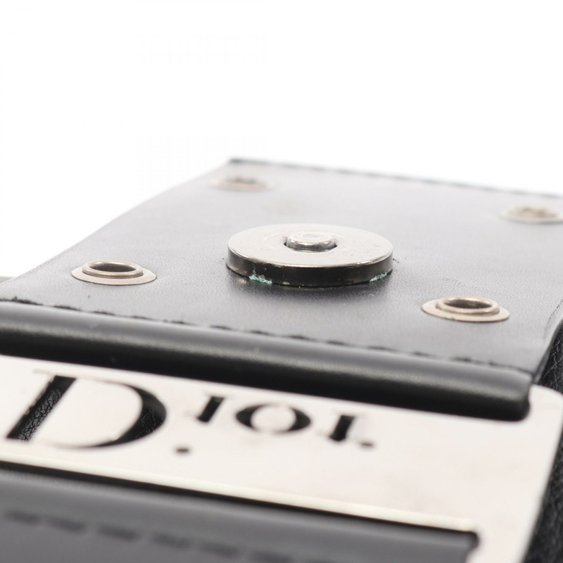 Dior Street chic 黑色皮革小姐單肩包,二手 SHW-7