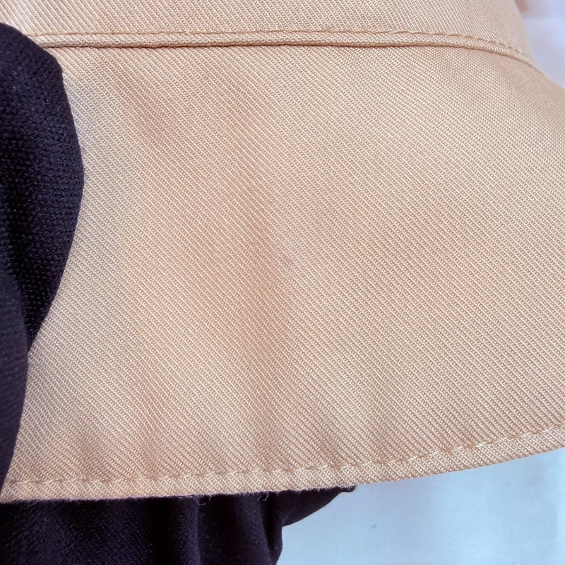 狀態良好 BURBERRY 經典條紋雙面漁夫帽 男女適用-10