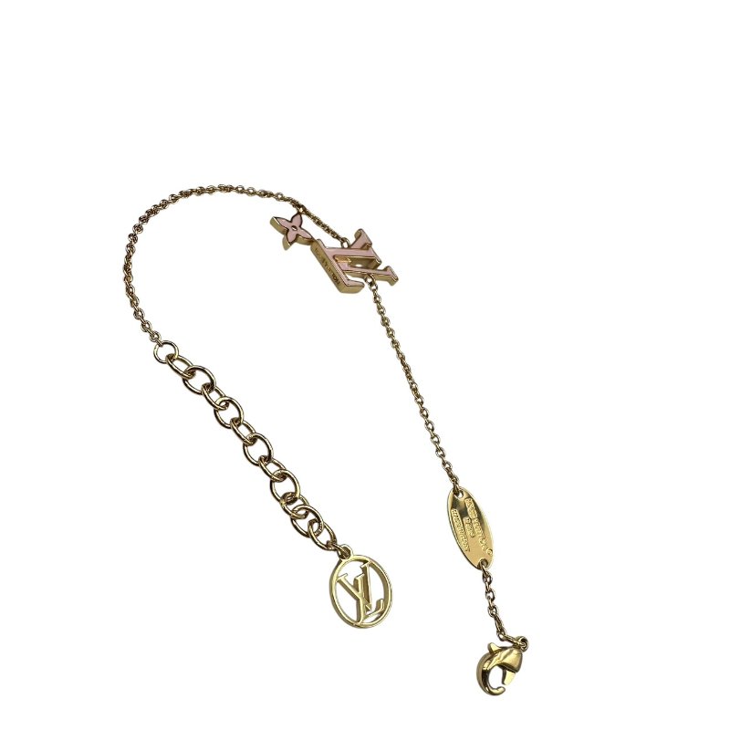 【美收精品】Louis Vuitton 粉色LOGO手鍊 C-537【隔月月中將轉賣至日本 上架期限30天】-8