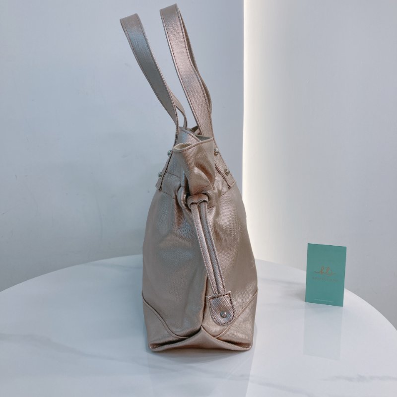 MS0725 Burberry 巴寶莉帆布手提包 金色銀扣 Tote Bag 38cm Canvas Rose Gold x PHW-3