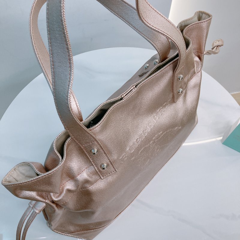 MS0725 Burberry 巴寶莉帆布手提包 金色銀扣 Tote Bag 38cm Canvas Rose Gold x PHW-10