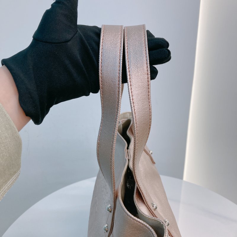 MS0725 Burberry 巴寶莉帆布手提包 金色銀扣 Tote Bag 38cm Canvas Rose Gold x PHW-13