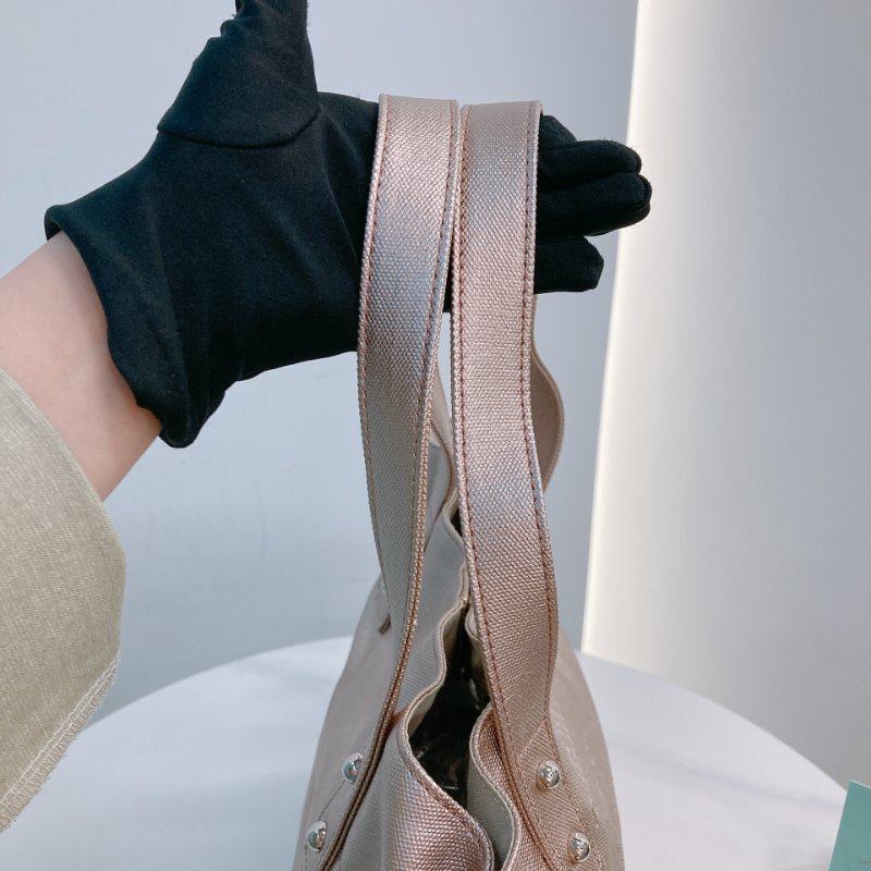 MS0725 Burberry 巴寶莉帆布手提包 金色銀扣 Tote Bag 38cm Canvas Rose Gold x PHW-14