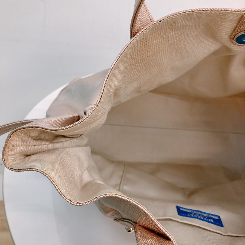 MS0725 Burberry 巴寶莉帆布手提包 金色銀扣 Tote Bag 38cm Canvas Rose Gold x PHW-19