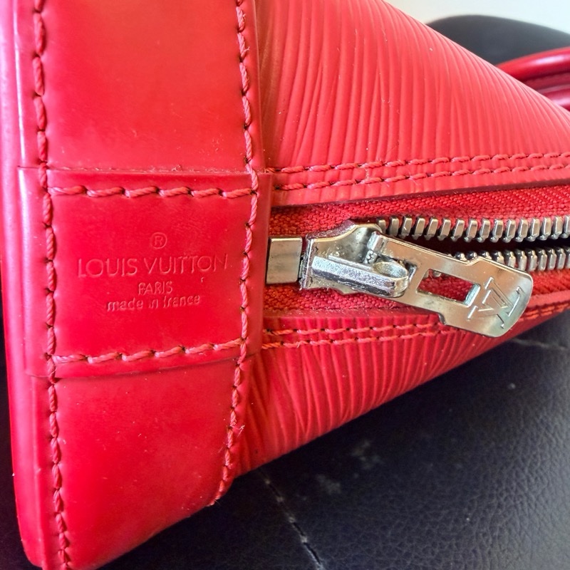 LOUIS VUITTON 路易威登 手提包 紅色 M41160 二手-16